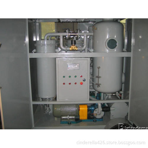TY Vacuum Turbine Oil Purifier Filtration Purification
